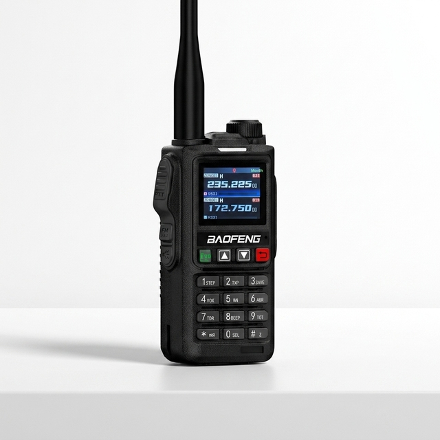 For UV-18H GPS Analog Walkie Talkie Two Way Radio 10W High Power Long Range IP57 Dual Band 999 Channels AM