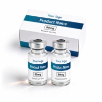 Étiquettes personnalisées pour bouteilles en verre, autocollants personnalisés pour flacons en verre de peptides