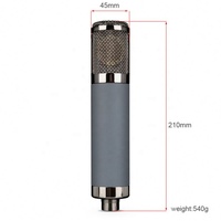 Microphone à condensateur MY MIC me2, avec grand diaphragme, pour enregistrement en Studio