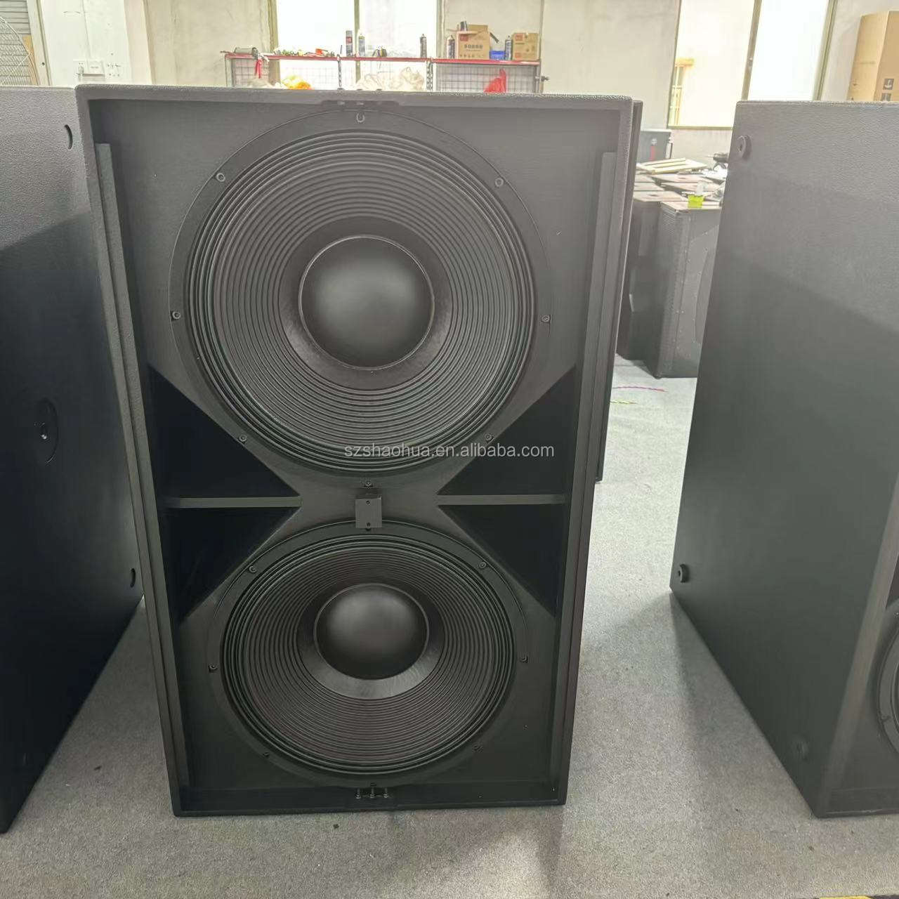 Rcf Dual Powered Sub Dual Bass Cabinet Rcf Top Speaker Sub 9007 AS