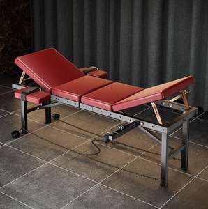 Meubles de bondage de lit de sexe pliants jouets sexuels pour fournitures pour adultes avec menottes pour le cou et menottes pour les jambes dans les fêtes de jeux sexuels à la <span class=keywords><strong>maison</strong></span> % - Product Image 6