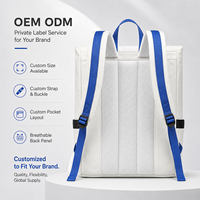 Sac à dos d'affaires personnalisé avec logo, sac de camping extérieur, sac à dos promotionnel de voyage à enroulement pour ordinateur portable