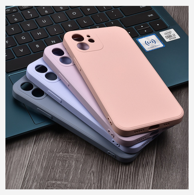 HOT Soft Cover Liquid Silicone TPU Phone case Colorful Mobile Phone case for IP 11 /12/13 ProMax
