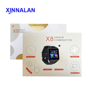 Reloj Inteligente X8, Auriculares Inalámbricos, Cargador Europeo, Juego de Regalo Premium <span class=keywords><strong>7</strong></span> en 1, Superventas - Product Image 2