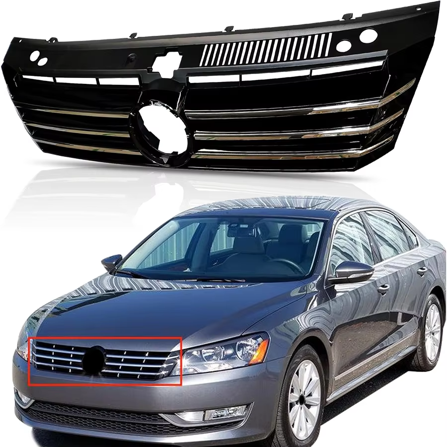 volkswagen passat b7 led front grill