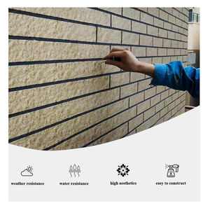 สีที่แตกต่างกันผลหินพื้นผิวผนังสีสเปรย์ที่ใช้สำหรับผนังอิฐซีเมนต์,โฟม,ยิปซั่ม,แผ่นอลูมิเนียม,แก้ว - Product Image 3