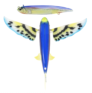Leurre de pêche ECOODA Slipstream Flying Fish Whopper Zander, leurre en silicone flottant pour la pêche en eau douce/eau salée, poisson-chat, brochet, basse - Product Image 5
