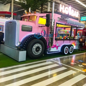 Food Cart for Sale Mobile Fruit and Drink Vending <b>Trailer</b> Mobile Food Cart with Refrigerator - Product Image 4