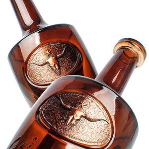 Hình Dạng Tùy Chỉnh Trang Trí Dập Nổi Kẽm Hợp Kim 3M Dính Kim Loại Nhãn Dán Nhãn Cho Whisky Gin Rượu Rum Rượu Vang Chai Thủy Tinh - Product Image 6