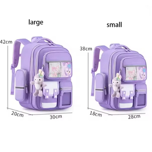 Wholesale Custom Children's <b>Backpack</b> Fashionable Polyester Schoolbag with Logo for Boys Youth Leisure Made From Oxford Material - Product Image 4