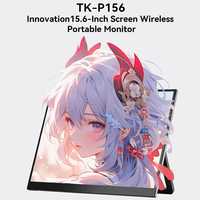 Monitor Portátil Universal de 15.6 Pulgadas Full HD 1080P IPS LED con Retroiluminación, Altavoz Integrado, Tipo C para Laptop/Teléfono/PS4/PS5