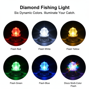 Lampe de pêche LED portable étanche pour eaux profondes, lumière stroboscopique pour calamars, attirant les poissons, pour la pêche au bar, à la truite et au marlin - Product Image 6