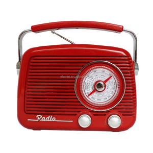 Hoài Cổ Cổ Điển Loa Điều Chỉnh Núm <span class=keywords><strong>USB</strong></span> FM Transistor Analog Không Dây Di Động Đài Phát Thanh Cho Nhà Sử Dụng - Product Image 1