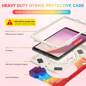 Migliore vendita <span class=keywords><strong>Lenovo</strong></span> <span class=keywords><strong>Tab</strong></span> <span class=keywords><strong>M8</strong></span> TB-8705F 2020 custodia in silicone di qualità PC materiale con tracolla tracolla a mano cavalletto 8 pollici - Product Image 5