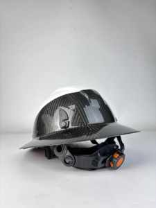 HBCカーボンファイバーハードハット新品マイナーワイドブリムヘルメットプロフェッショナル工業用帽子カスタム - Product Image 2