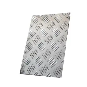 Wholesale by our own factory 3004 5086 5083 3003 Anti Skid Chequered Pattern Embossed Aluminium Alloy Sheet Plate