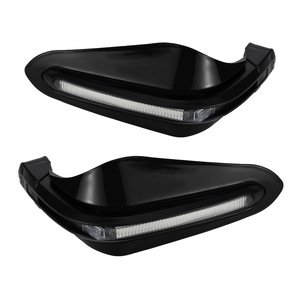 Protector de Manillar para Motocicleta, Blanco, de Una Sola Línea, con Señal de Giro, de Plástico, Impermeable, Protección de Frenos, para Modificación y Mejora, SX 028 - Product Image 2