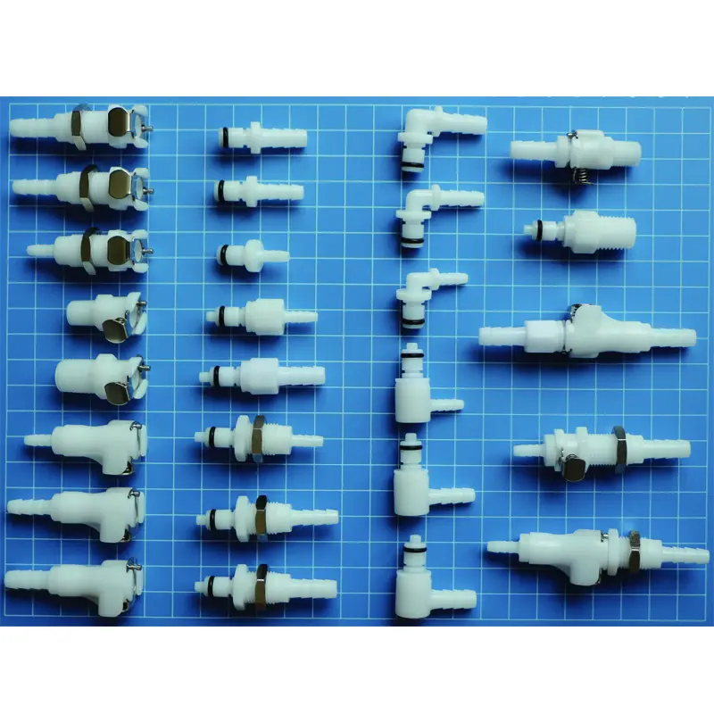 Factory Hot Selling 1/8 Flow Connectors Quick Disconnect Hose Fittings Plastic Pipe Fittings