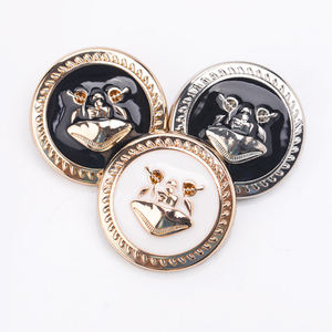 Precio barato aleación pirata patrón goteo aceite costura botones cosido a mano ropa botón para abrigo camisa accesorios Decoración - Product Image 1