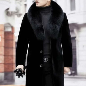 Cappotto da uomo in pelliccia di volpe di lusso - Product Image 1