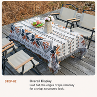 Nappe Bohème Personnalisée, Tapis de Pique-Nique d'Extérieur, Couverture de Camping Épaisse Anti-Humidité, Tapis de Sol, Housse de Canapé, Décoration Intérieure