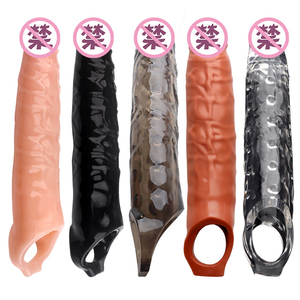 Extensión de Pene de 28 cm de Largo, Juguete Sexual para Adultos, Funda de Pene de Cristal de 12 Pulgadas, Funda Hueca para Hombres - Product Image 1