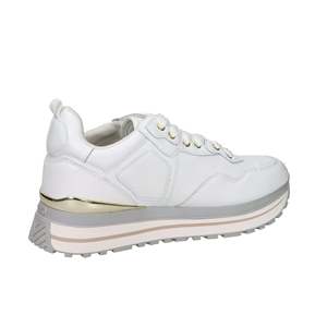 Zapatillas Liu-Jo Donna Maxi Wonder 1 Argento Blancas con Suela Gruesa - Product Image 5