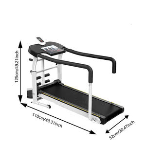 Caminadora Plegable para Interiores, Caminadora Mecánica para Hacer Ejercicio, Caminar y <span class=keywords><strong>Correr</strong></span>, Caminadora Manual para el Hogar - Product Image 2