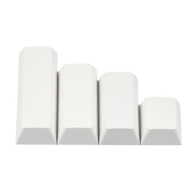 Customized XDA 2 Blank Keycap Durable PBT Material 1.25U/2u/2.25/2.75u Black White Keycaps for Mx Switch Mechanical Keyboard