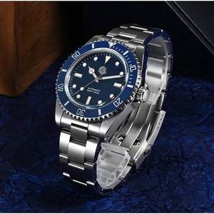 Reloj San Martin SN0006-G-B Nuevo de 40 mm para Hombre, Clásico, de Lujo, de Buceo, Automático, Mecánico, de Zafiro, Resistente al Agua 200 m, BGW9 - Product Image 4