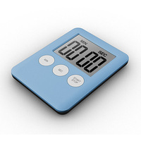 Timer Dapur Digital Mini Harga Grosir Murah, Timer Listrik Tipis Ramah Lingkungan dari Plastik untuk Kulkas, Hadiah untuk Pelajar