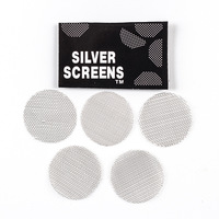 500 pièces de filtres à tabac en acier inoxydable 304 épaissis de 16/20 mm, filtres métalliques pour pipe à fumer, maille de protection