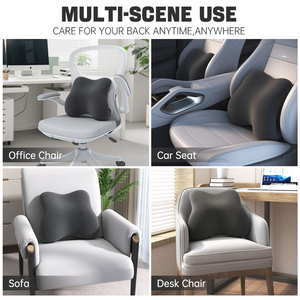 <span class=keywords><strong>Coussin</strong></span> de soutien lombaire <span class=keywords><strong>ergonomique</strong></span> pour soulager les douleurs dorsales - <span class=keywords><strong>Coussin</strong></span> de soutien dorsal en mousse à mémoire de forme pour siège de voiture, chaise de bureau, soutien 3D - Product Image 6