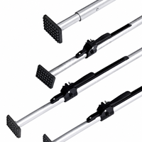 Barre de chargement robuste réglable en acier à ressort avec cliquet pour rails E, pour camions et conteneurs