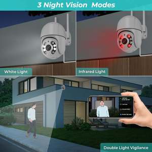 Triple Len Cctv Caméra 8K Wifi Plafond Extérieur 4K 16Mp Sécurité 3 Bluetooth Audio So To <span class=keywords><strong>Secret</strong></span> Cc Affiche C'est Un Chota - Product Image 4