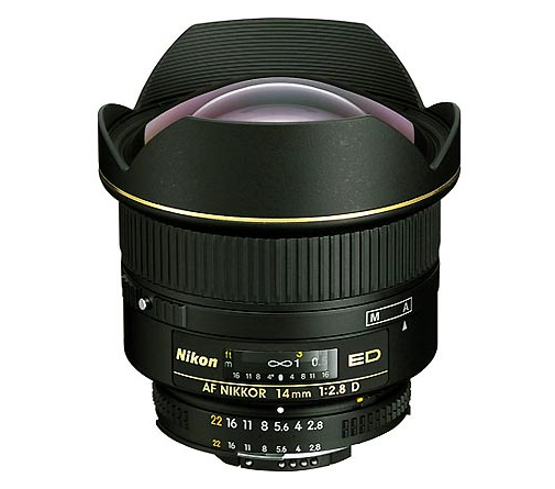 Used Nikon AF 14mm F/2.8D ED Ultra Wide Angle Prime Lens F Mount for Nikon Full Frame APS-C DSLR Camera Good Condition Second