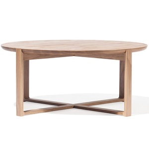 ชุดโต๊ะกาแฟทรงกลมทันสมัยโต๊ะข้างเสริมฐานไม้ <span class=keywords><strong>X</strong></span> - Product Image 2