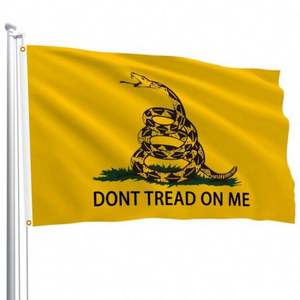 ธงผ้าโพลีเอสเตอร์ 100D คุณภาพพรีเมียม ขนาด 3x5 ฟุต (90x150 ซม.) ขายส่ง ธง "อย่าเหยียบฉัน" - Product Image 1