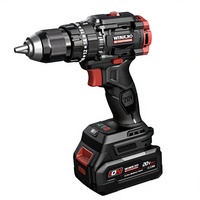 Perceuse-visseuse à percussion sans fil électrique 20V rechargeable avec mandrin 1/2 pouce, couple max. 65 N.m, vitesse variable - Personnalisable OEM