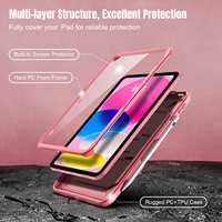 Timvo casing pelindung kasar tugas berat, casing pelindung untuk iPad A16 generasi ke-10 2025