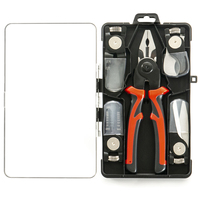 Pince multifonction, pince à dénuder, pince à sertir, coupe-fil, cisaille à étain, kit de pinces combinées interchangeables 5 en 1