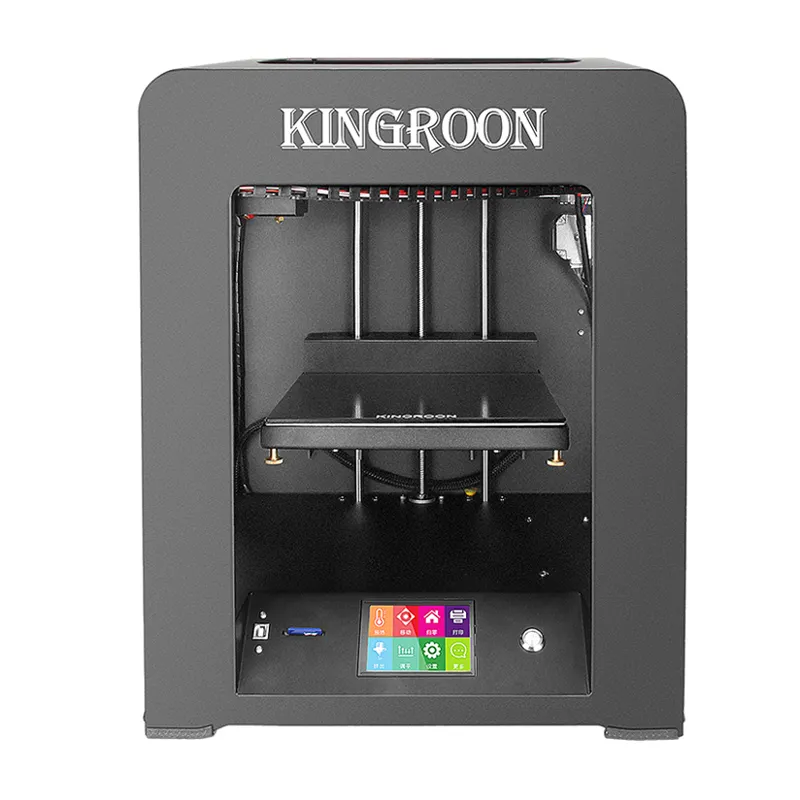 Kingroon 2020 Beste Prijs Hoge Kwaliteit Alle Metalen Frame 200X200X220 Mm Slimme 3d Printer