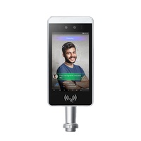 Terminal de Control de Acceso con Pantalla Táctil de 8 Pulgadas HFSecurity RA08, Reconocimiento Facial, Tarjeta, Escaneo QR, Dispositivo Biométrico Android