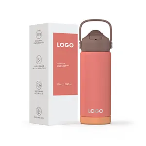 Customized Multiple Lids Pre-grade 304 Stainless Steel Vacuum Insulated Water Bottle Double Walled With Patented Lids