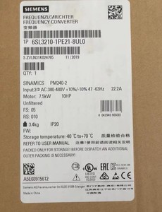 6SL3210-1PE21-8UL0 6SL32101PE218UL0 Pm240-2 โมดูลพลังงาน 3ac 380-480v สำหรับ PLC - Product Image 1