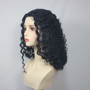 <span class=keywords><strong>Perruque</strong></span> noire ondulée bouclée et moelleuse de personnage de <span class=keywords><strong>pirate</strong></span> d'anime pour hommes AOKG-008 - Product Image 6
