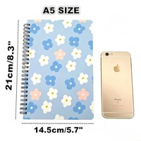 Carnet à spirale floral 2026 en gros – Journal esthétique mignon marguerite pastel pour l'école, le bureau, cadeau pour filles – Papeterie en gros