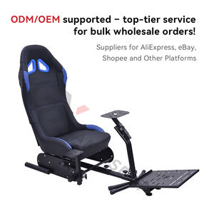 GY027 Siège <span class=keywords><strong>de</strong></span> jeu <span class=keywords><strong>pour</strong></span> <span class=keywords><strong>simulateur</strong></span> <span class=keywords><strong>de</strong></span> course automobile, design personnalisé tout-en-un, compatible Thrustmaster T3PA, PXN, MOZA, PC, <span class=keywords><strong>Xbox</strong></span> - Product Image 5