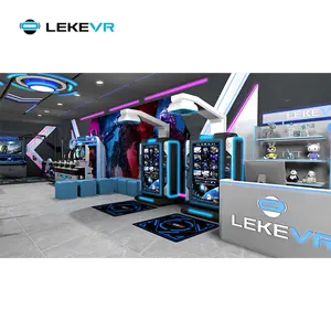 LEKE VR Business High Income Virtual Reality Game Center 9D VR Theme Park With VR Arcade Games