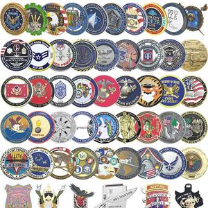 맞춤형 고급 골동품 스타일 기념주화 아연 합금 기념품 OEM 개인 맞춤 로고 UV 인쇄 - Product Image 3